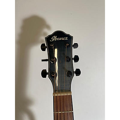 Ibanez Used Ibanez AEWC32FM Blue Acoustic Electric Guitar