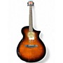 Used Ibanez AEWC400 Amber Burst Acoustic Electric Guitar Amber Burst