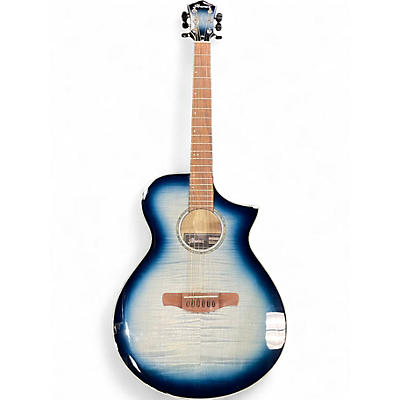 Used Ibanez AEWC400 INDIGO BLUE BURST Acoustic Electric Guitar