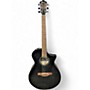 Used Ibanez AEWC400-TKS TRANSPARENT BLACK Acoustic Electric Guitar TRANSPARENT BLACK