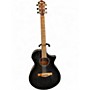Used Ibanez AEWC400TKS TRANSPARENT BLACK Acoustic Electric Guitar TRANSPARENT BLACK