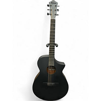 Used Ibanez AEWC621 Blackout Flat Acoustic Electric Guitar