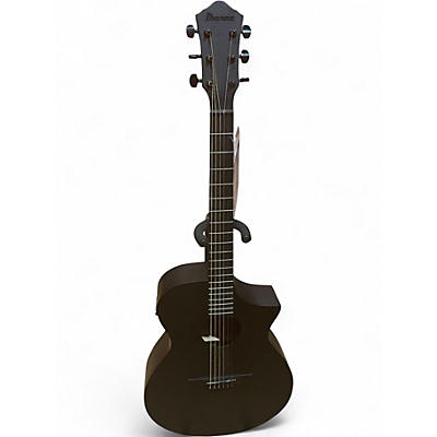 Used Ibanez AEWC621 Blackout Flat Acoustic Electric Guitar