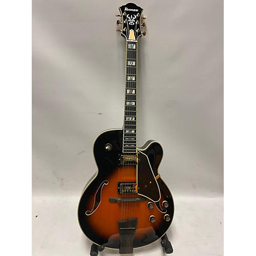 Ibanez Used Ibanez AF 2000 Prestige Tobacco Sunburst Hollow Body Electric Guitar Tobacco Sunburst