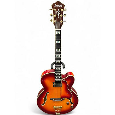 Used Ibanez AF151 Cherry Sunburst Hollow Body Electric Guitar