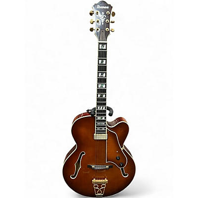 Used Ibanez AF151F VLS Violin Sunburst Hollow Body Electric Guitar