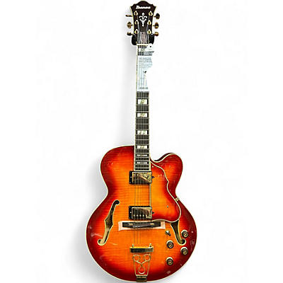 Used Ibanez AF155 Artstar 2 Color Sunburst Hollow Body Electric Guitar