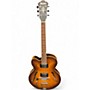 Used Ibanez AF55T Left Handed Natural Hollow Body Electric Guitar Natural