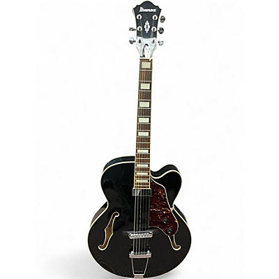 Used Ibanez AF71F Black Hollow Body Electric Guitar