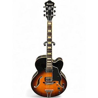 Used Ibanez AF75 2 Color Sunburst Hollow Body Electric Guitar
