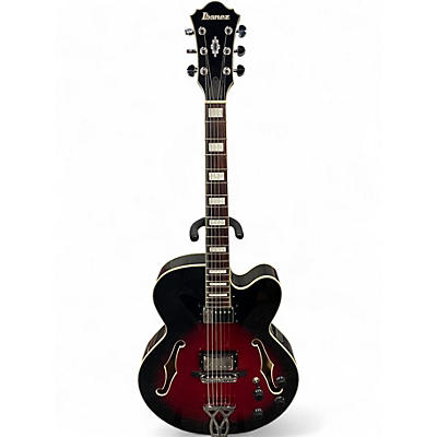 Used Ibanez AF75 2 Tone Sunburst Hollow Body Electric Guitar