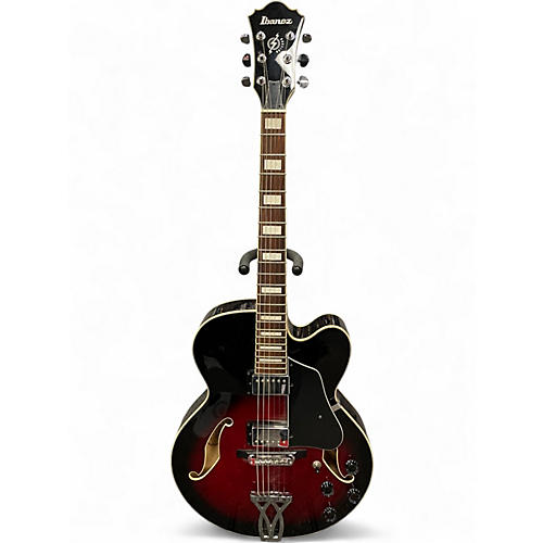 Used Ibanez AF75 Amber Hollow Body Electric Guitar Amber