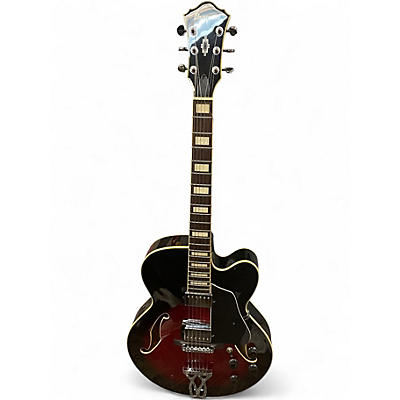 Used Ibanez AF75 Black Cherry Hollow Body Electric Guitar