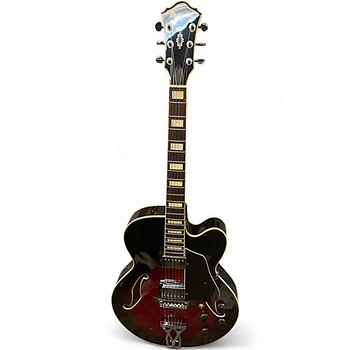 Used Ibanez AF75 Black Cherry Hollow Body Electric Guitar Black Cherry