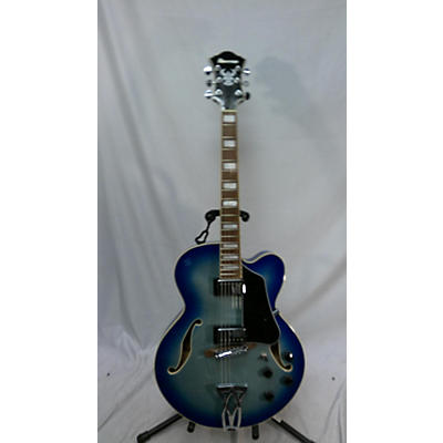 Ibanez Used Ibanez AF75 Blue Hollow Body Electric Guitar