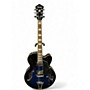 Used Ibanez AF75 Blue Hollow Body Electric Guitar Blue