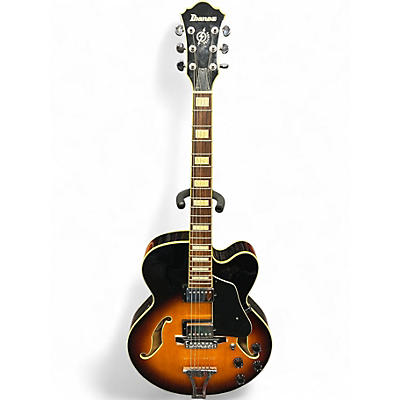 Used Ibanez AF75 Tobacco Sunburst Hollow Body Electric Guitar
