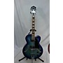 Used Ibanez Used Ibanez AF75 Trans Blue Hollow Body Electric Guitar Trans Blue