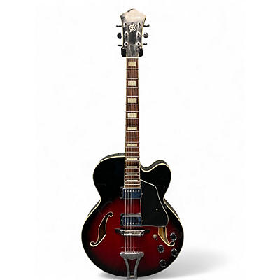 Used Ibanez AF75 Trans Red Hollow Body Electric Guitar