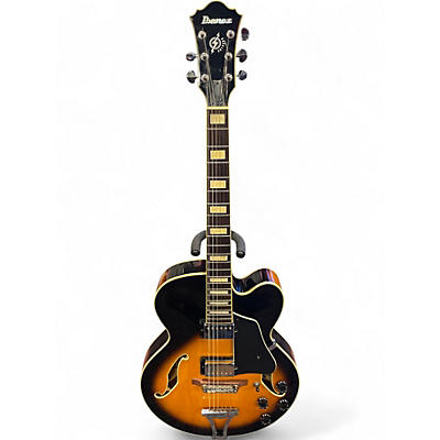 Used Ibanez AF75BS 2 Color Sunburst Hollow Body Electric Guitar