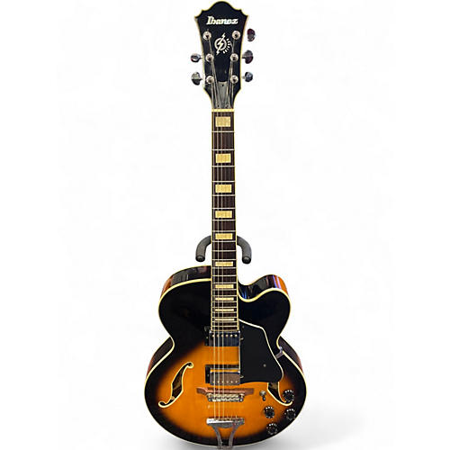 Used Ibanez AF75BS 2 Color Sunburst Hollow Body Electric Guitar 2 Color Sunburst