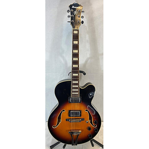 Ibanez Used Ibanez AF75BS Sunburst Hollow Body Electric Guitar Sunburst