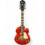 Used Ibanez AF75D Trans Orange Hollow Body Electric Guitar Trans Orange