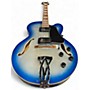 Used Ibanez AF75G Blue Burst Hollow Body Electric Guitar Blue Burst
