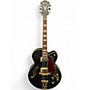 Used Ibanez AF75GBKF Flat Black Hollow Body Electric Guitar Flat Black