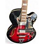 Used Ibanez AF75TRS Transparent Red Sunburst Hollow Body Electric Guitar Transparent Red Sunburst