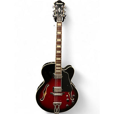 Used Ibanez AF75TRS1205 Candy Red Burst Hollow Body Electric Guitar