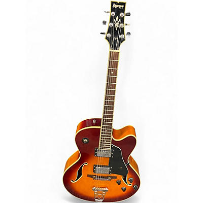 Used Ibanez AF80 3 Color Sunburst Hollow Body Electric Guitar