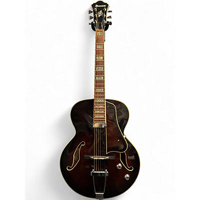 Used Ibanez AF84E Worn Brown Hollow Body Electric Guitar