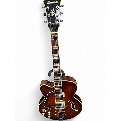 Used Ibanez AF85L LEFT HANDED 2 Tone Sunburst Hollow Body Electric Guitar