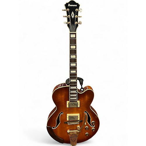 Used Ibanez AF85TDG Violin Sunburst Hollow Body Electric Guitar Violin Sunburst