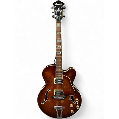 Used Ibanez AF85VLS1201 Brown Burst Hollow Body Electric Guitar