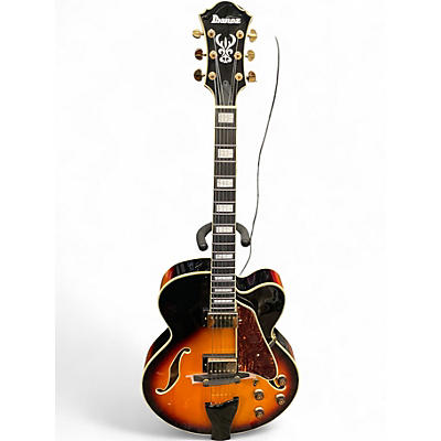 Used Ibanez AF95 3 Color Sunburst Hollow Body Electric Guitar