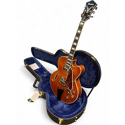 Used Ibanez AF95 Dark Amber Hollow Body Electric Guitar