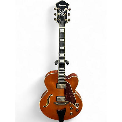 Used Ibanez AF95 Dark Amber Hollow Body Electric Guitar