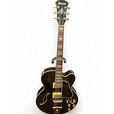 Used Ibanez AF95-TK-12-01 Flametop Brown Hollow Body Electric Guitar