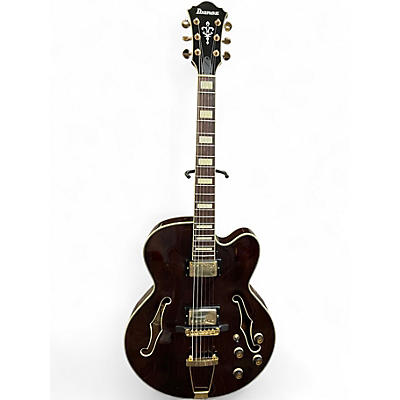 Used Ibanez AF95 Trans Brown Hollow Body Electric Guitar