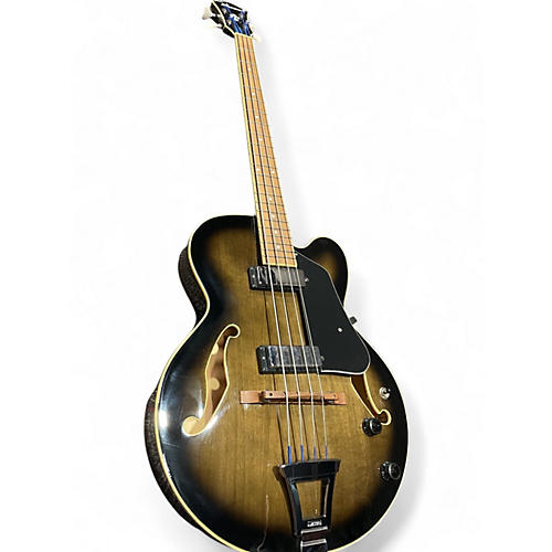 Used Ibanez AFB200 Black Sunburst Electric Bass Guitar Black Sunburst