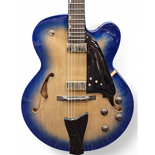 Used Ibanez AFC155-JBB Blue Burst Hollow Body Electric Guitar Blue Burst