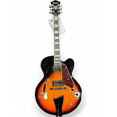 Used Ibanez AFC95 Vintage Sunburst Hollow Body Electric Guitar