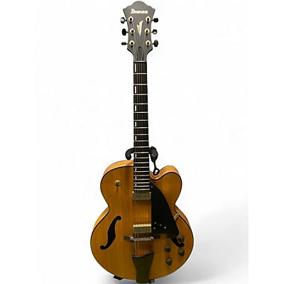 Used Ibanez AFC95NTF Natural Hollow Body Electric Guitar