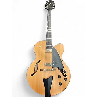 Used Ibanez AFC95NTF Natural Hollow Body Electric Guitar