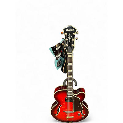 Used Ibanez AFJ81  ARTCORE SUNSET RED Hollow Body Electric Guitar