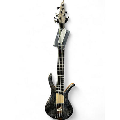 Used Ibanez AFR5PBP Black Electric Bass Guitar