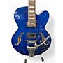 Used Ibanez AFS75T Artcore Bigsby Blue Hollow Body Electric Guitar Blue