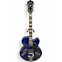 Used Ibanez AFS75T Artcore Bigsby Blue Hollow Body Electric Guitar Blue